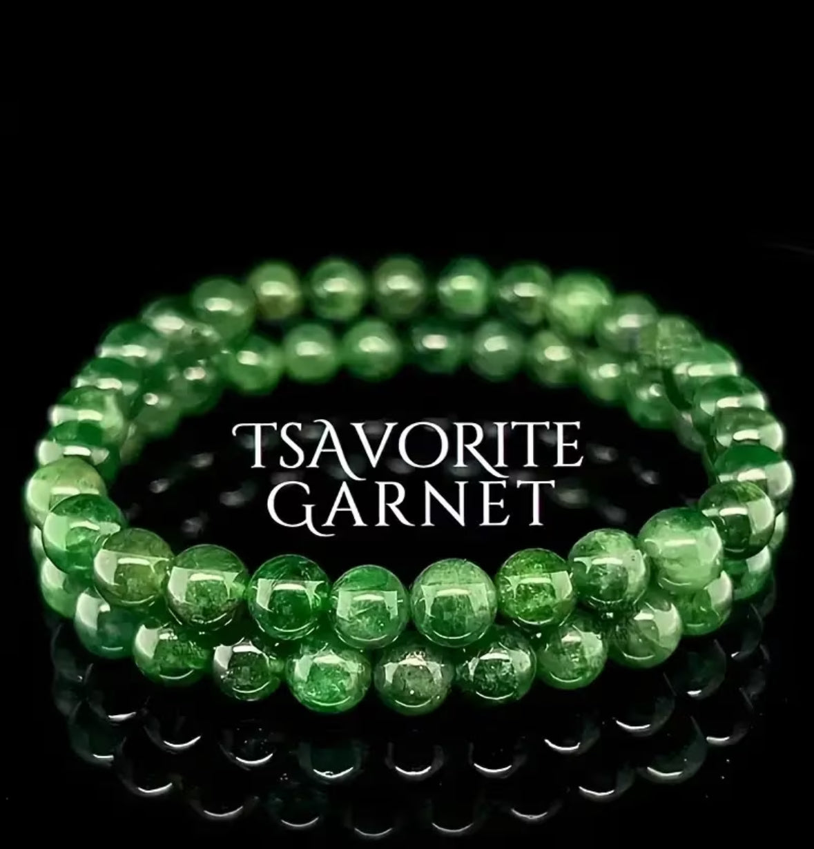 Pulsera Tsavorita (granate)