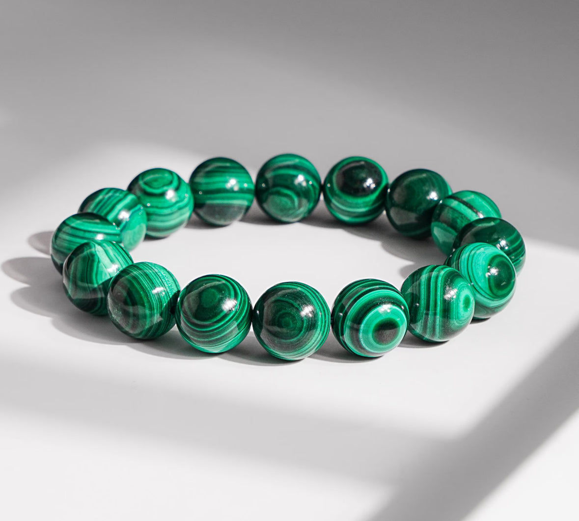 Pulsera malaquita (sintética)