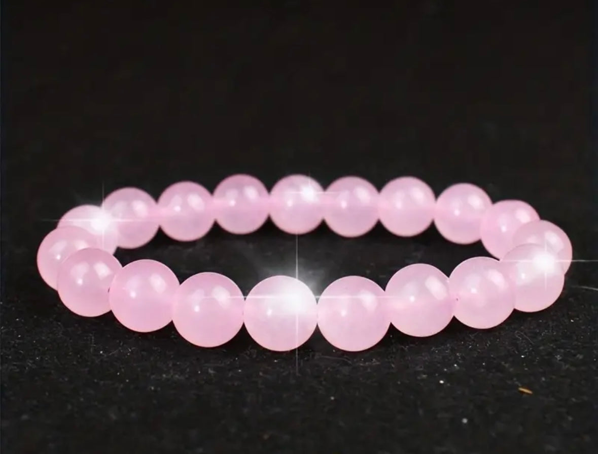 Pulsera cuarzo rosa