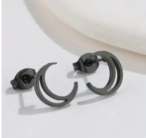 Aretes de media luna