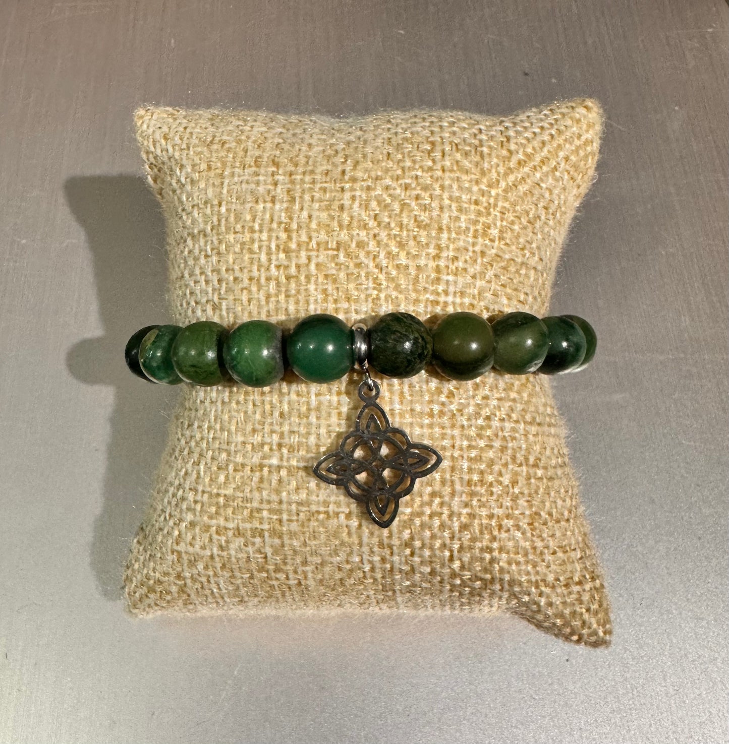 Pulsera cuarzo zoisita