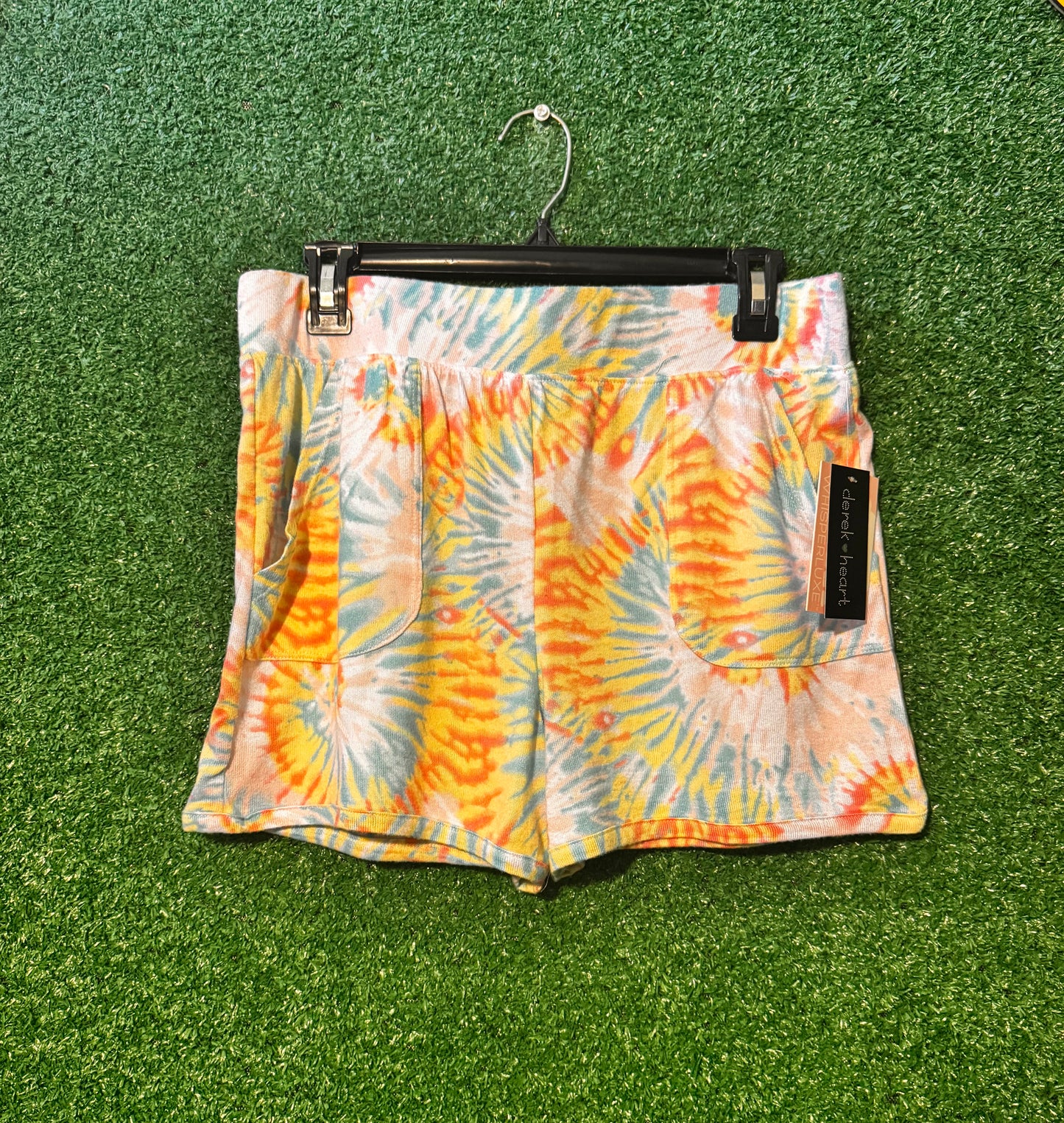 Pantalón corto tie dye