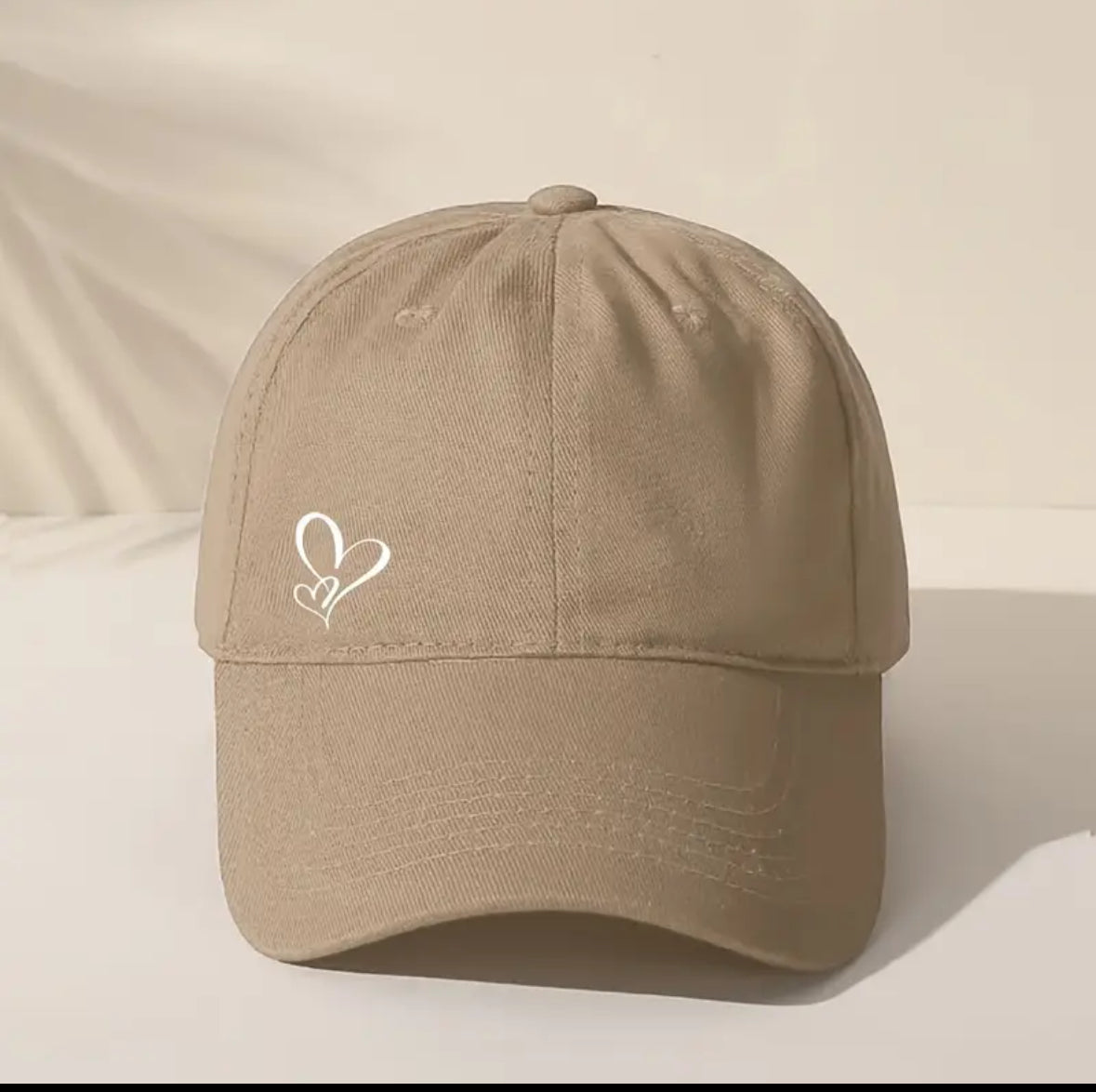 Gorra doble corazón