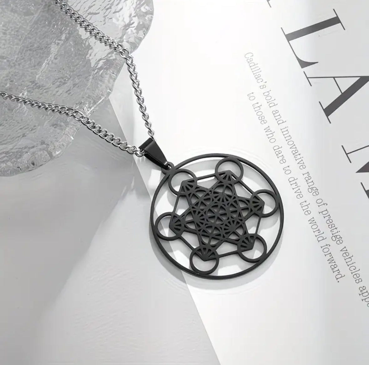 Collar geometría sagrada