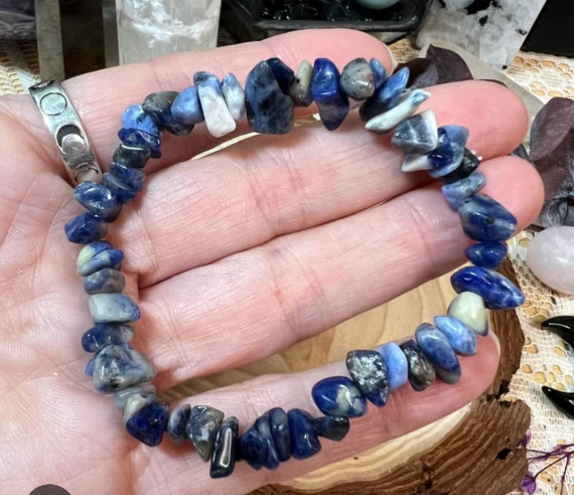 Pulsera cuarzo sodalita