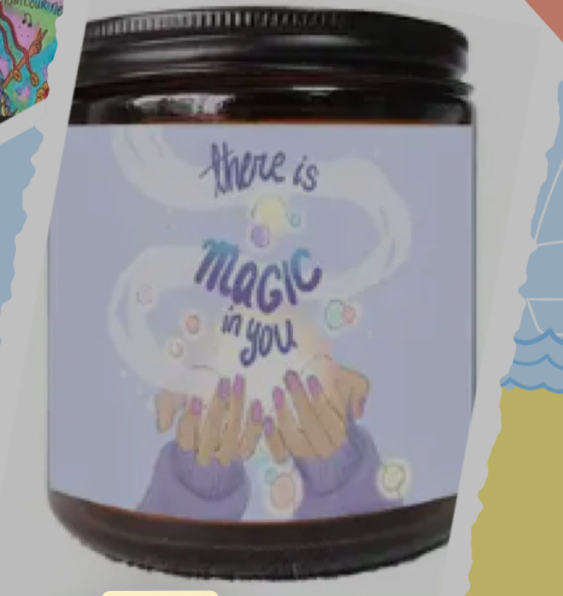 Vela de lavanda