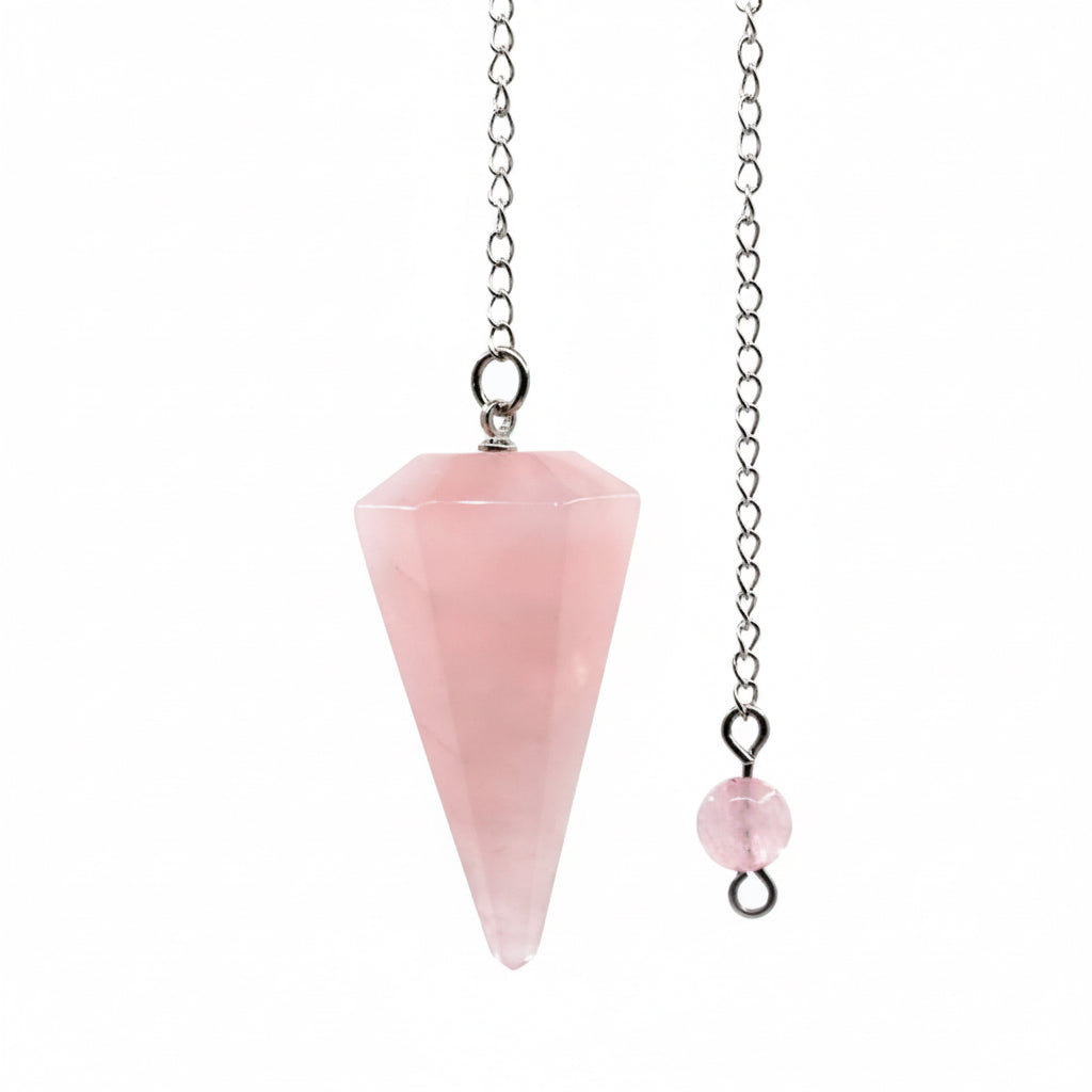 Péndulo cuarzo rosa