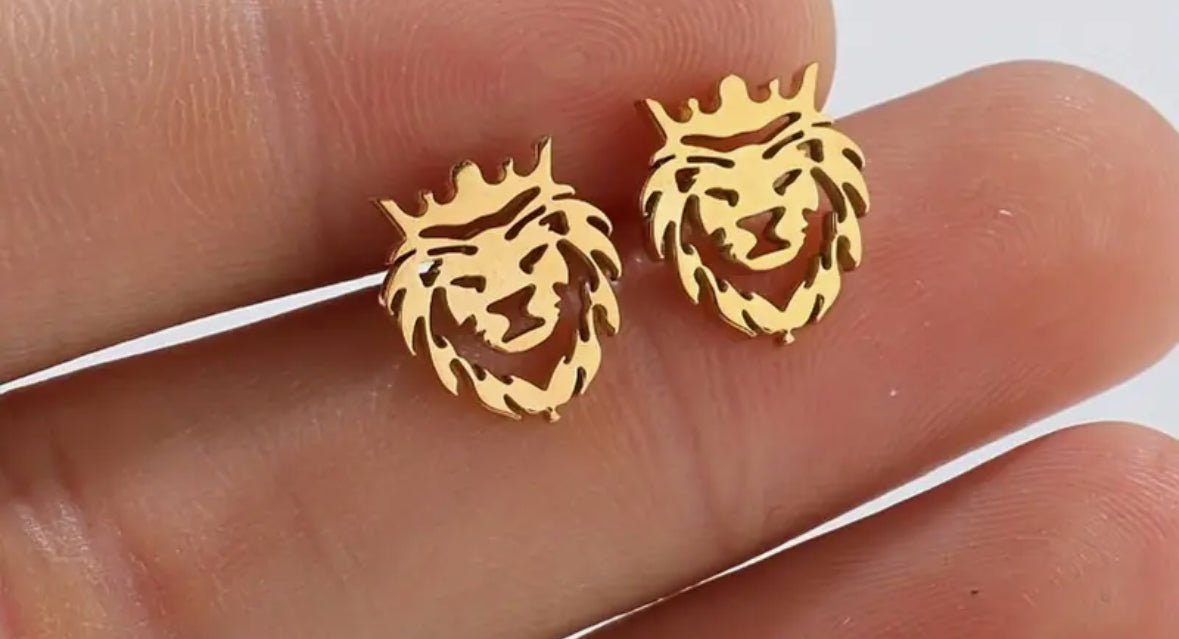 Aretes de rey León