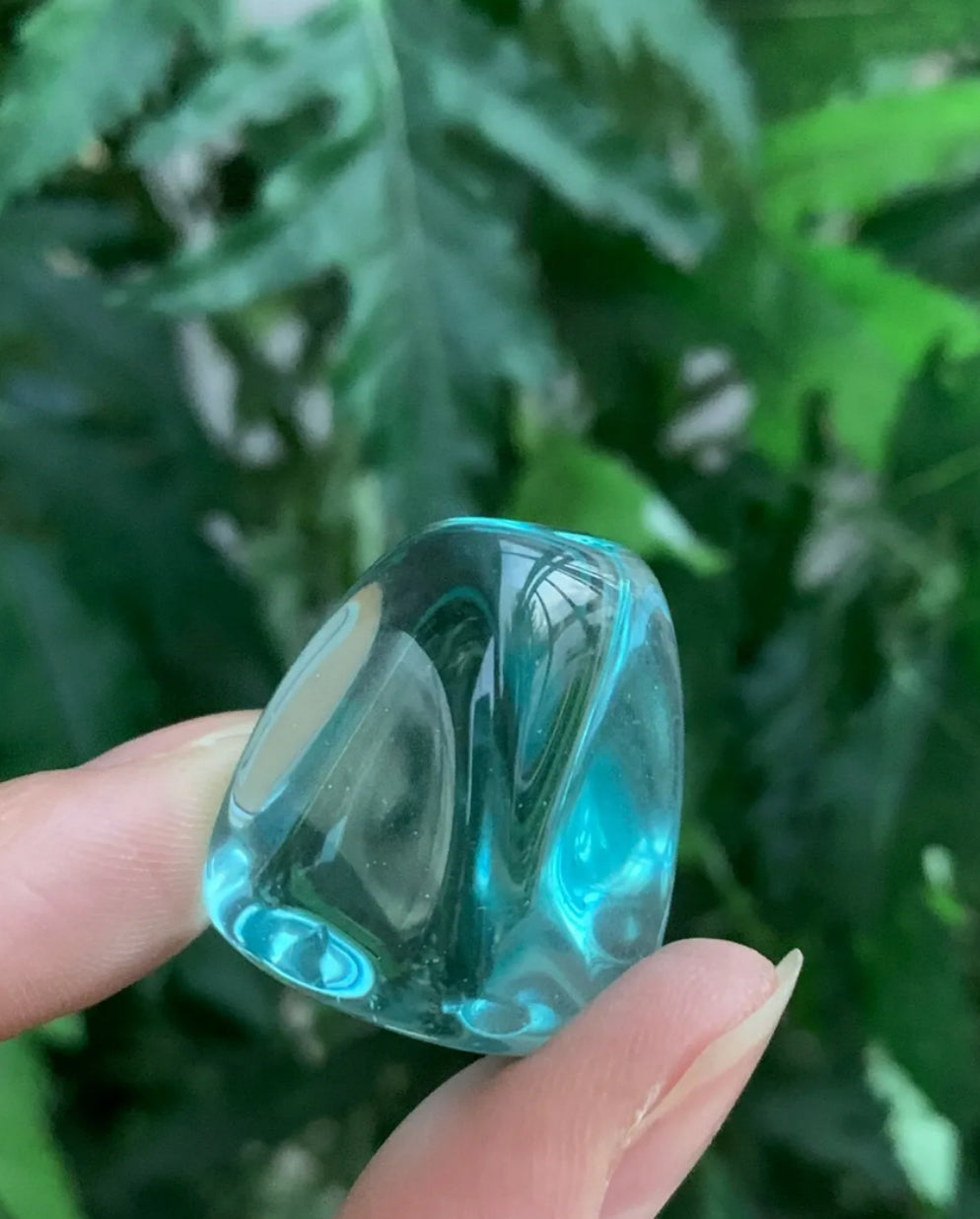 Cuarzo obsidiana aqua