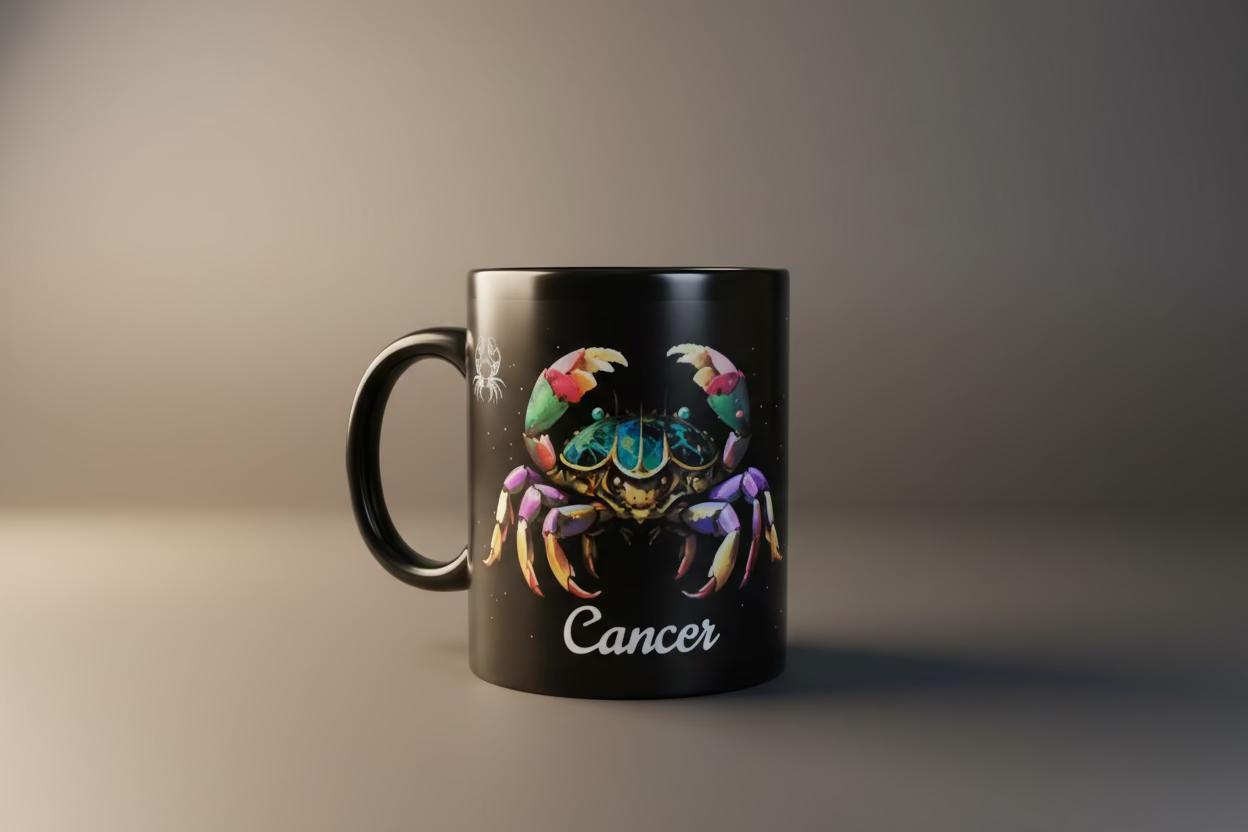 Taza signo de cáncer