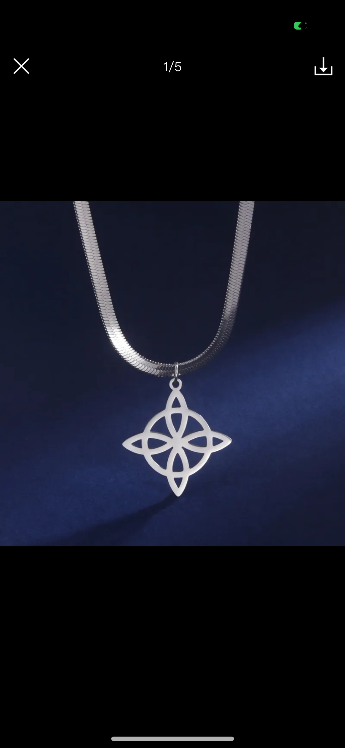 Collar nudo de bruja