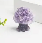 Árbol de ámbar y fluorita