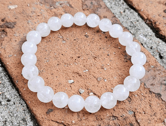 Pulsera cuarzo lechoso