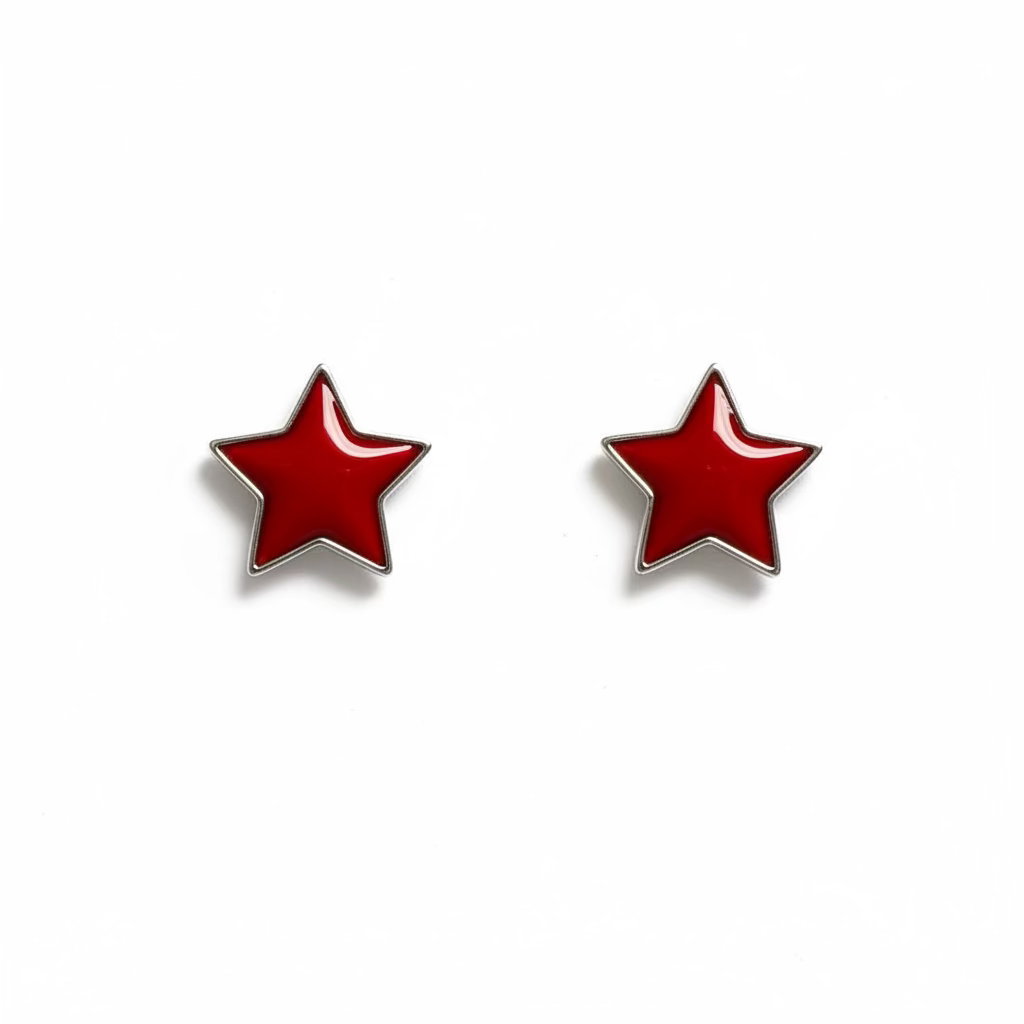 Aretes estrella 5 puntas