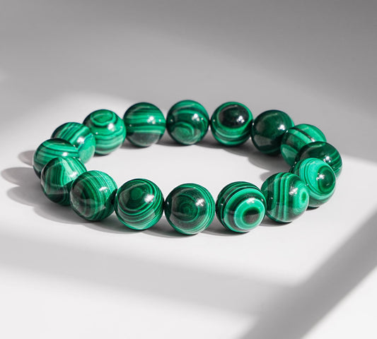 Pulsera malaquita (sintética)