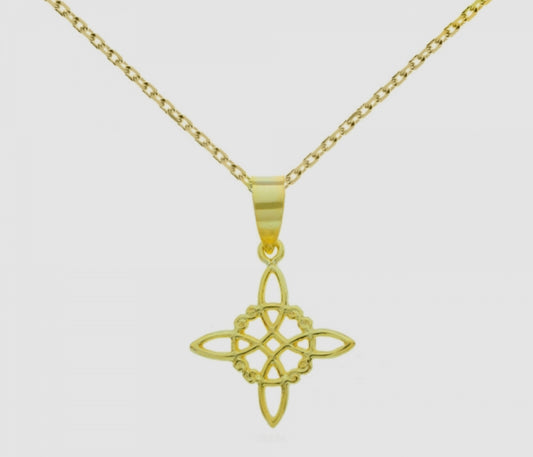 Collar nudo de bruja