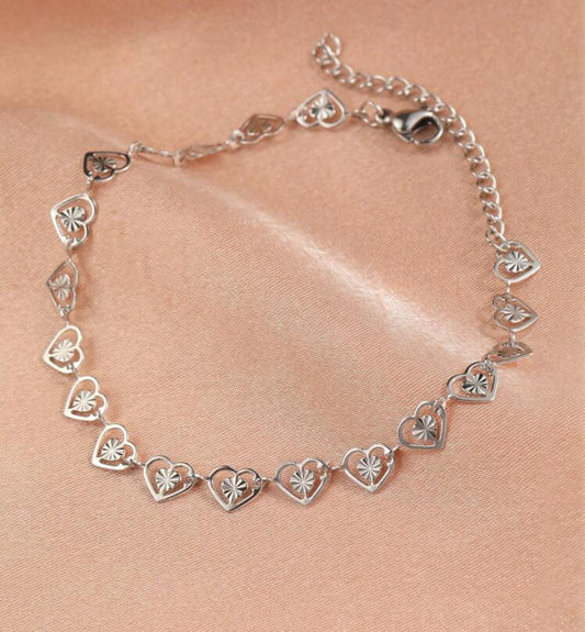 Pulsera de corazones
