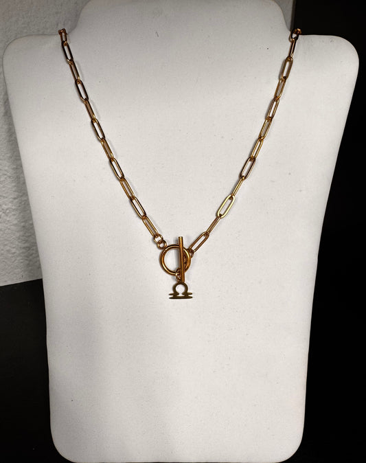 Collar signo de libra
