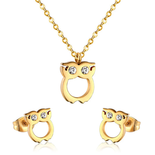 Set collar búho