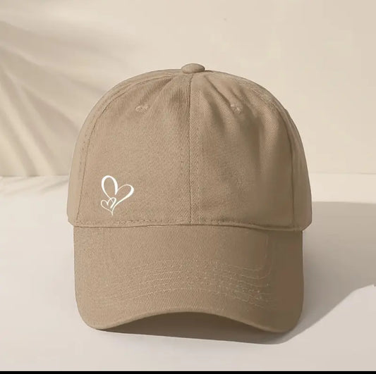 Gorra doble corazón