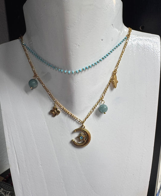 Collar Luna Estrella