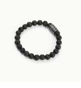 Pulsera de piedra volcánica