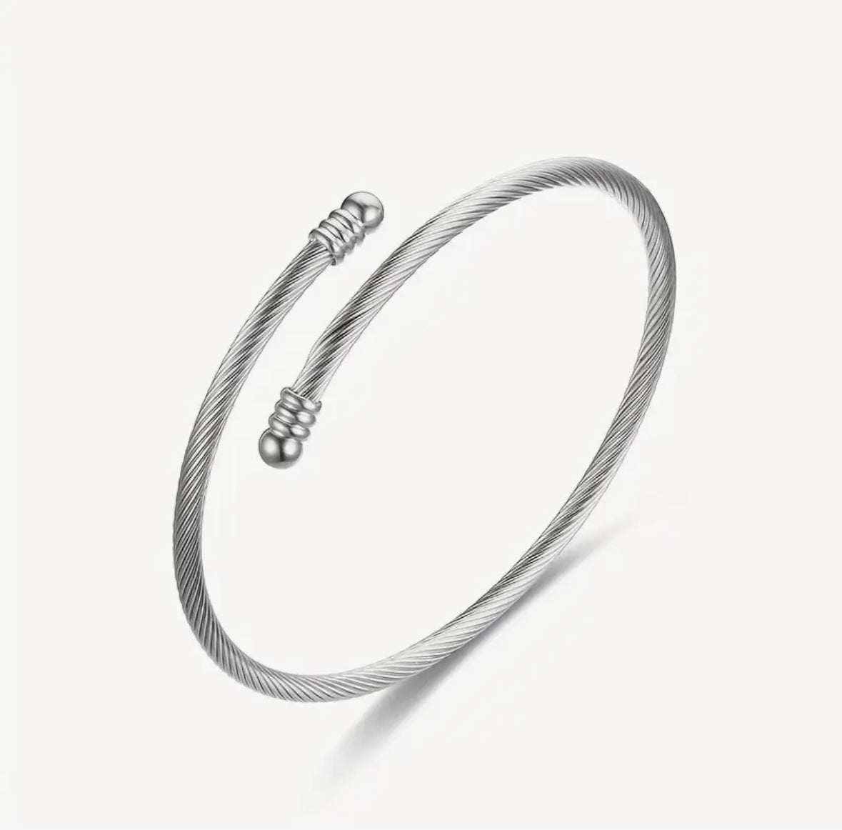 Brazalete en acero inoxidable