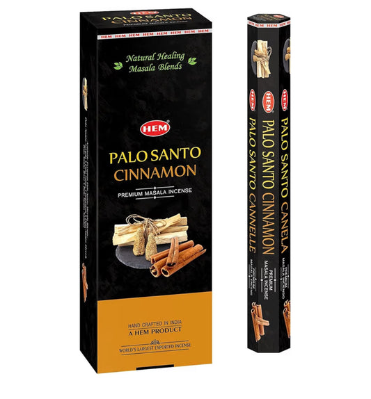 Incienso palo santo con canela