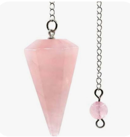 Péndulo cuarzo rosa