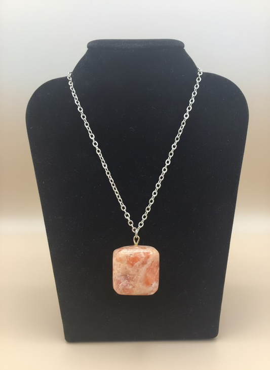 Collar cuarzo sunstone