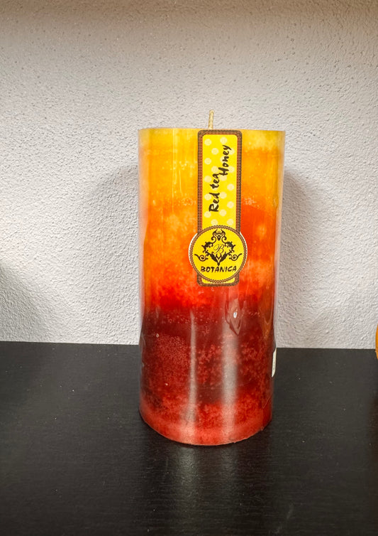 Vela de té rojo y miel