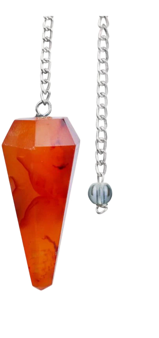 Péndulo de cornalina