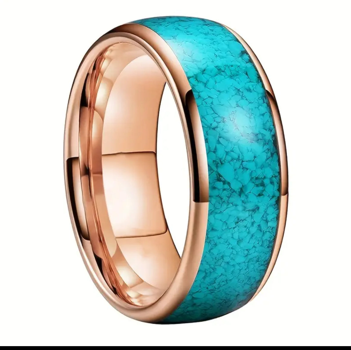 Anillo cuarzo turquesa
