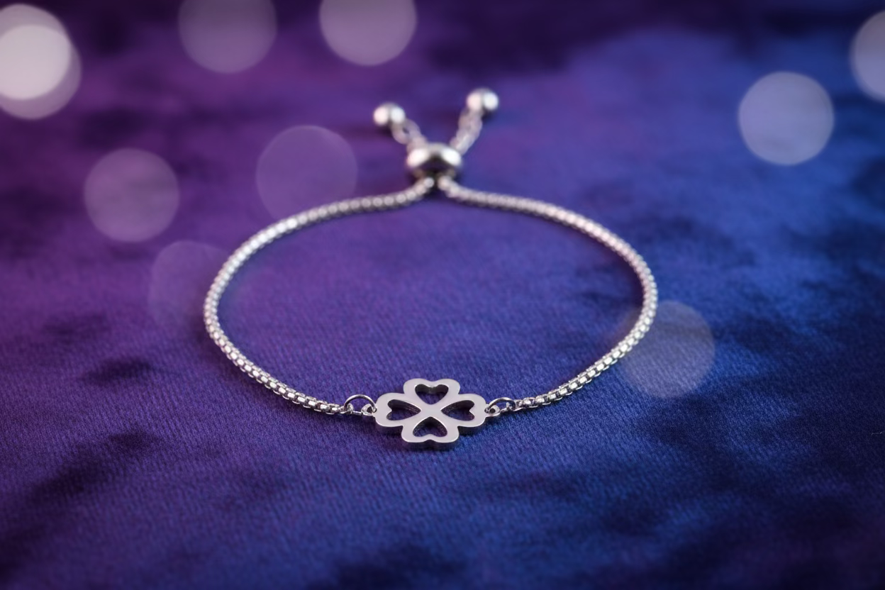 Pulsera 4 corazones