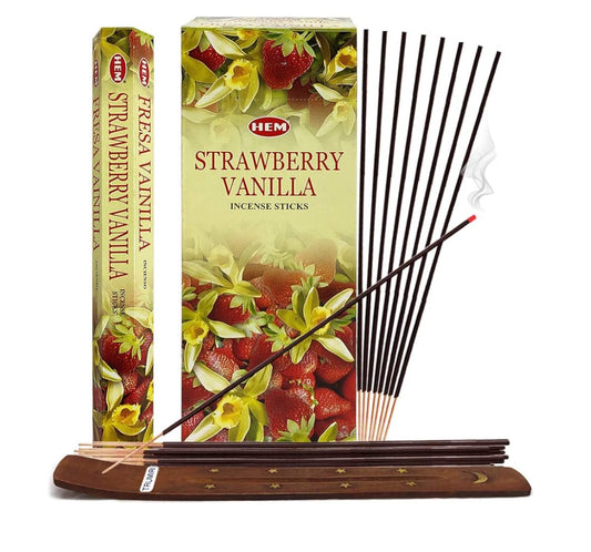 Incienso de fresa y vainilla