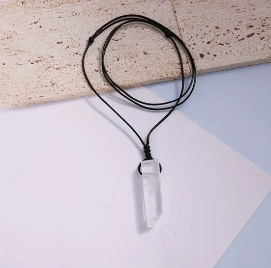 Collar cuarzo cristal