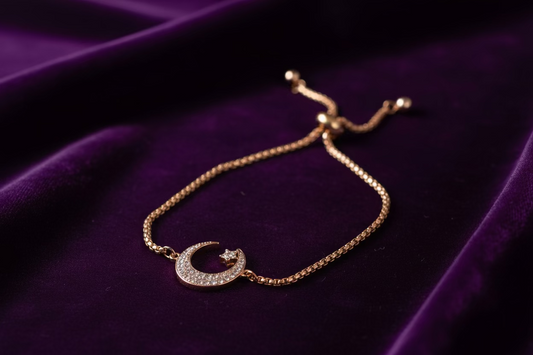 Pulsera de Luna y Estrella